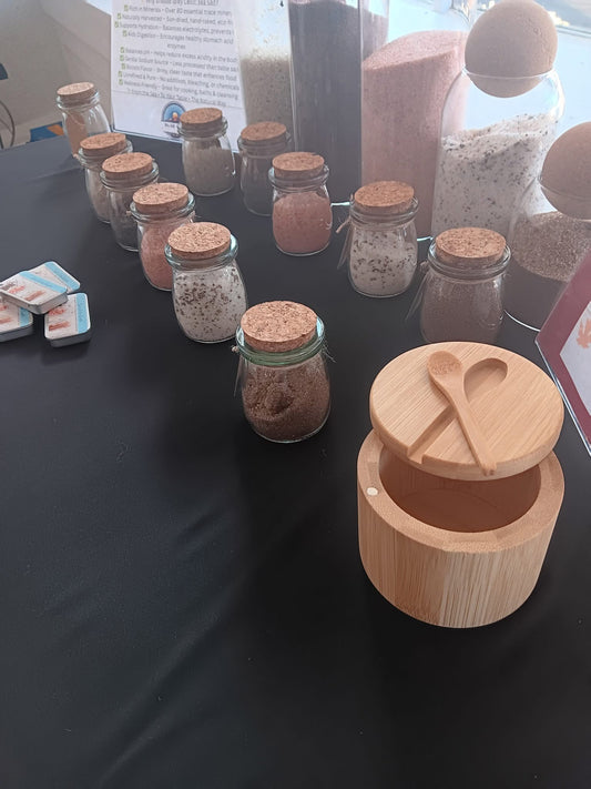 6 Oz Bamboo Salt Box